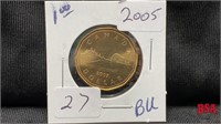 2005 $1 Loonie, BU