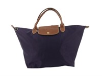 LONGCHAMP Navy Blue Pliage Hand Bag