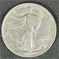 1939 Walking Liberty Silver (90%) Half Dollar