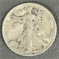 1944 Walking Liberty Silver (90%) Half Dollar