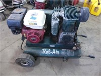 Rol Air, air compressor, Honda 8 hp motor,