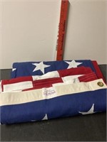 10 foot 100% cotton American Flag