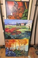 (2) Landscape Paintings by Teresa - (2) Prints