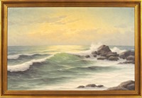 Panoramic Seascape by A.V. Nierop