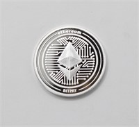 Ethereal BITPAY 1 OZ .999 Fine Silver Round