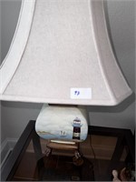 PANTED LIGHTHOUSE LAMP 1 OF 2