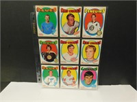 1971-72 OPC NHL - Lot of 9 CARDS