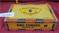 KING EDWARD CIGAR BOX W/CONTENTS