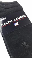 New 3pk Ralph Lauren Black Socks