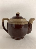 Brown Drip Glaze Pottery Teapot