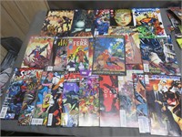 Lot of 24 Various Comics TPB DC Marvel Heavy Metal