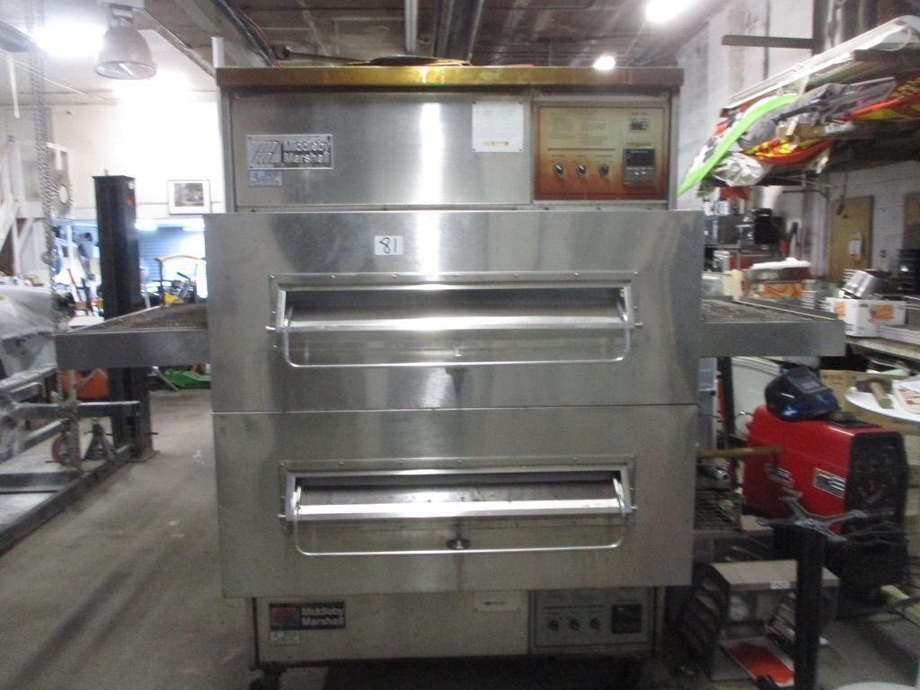 MIDDLEBY MARSHALL DOUBLE CONVEYOR PIZZA OVENS