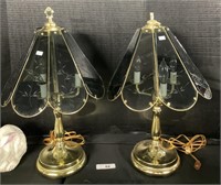 Pair Of Touch Base Table Lamps.