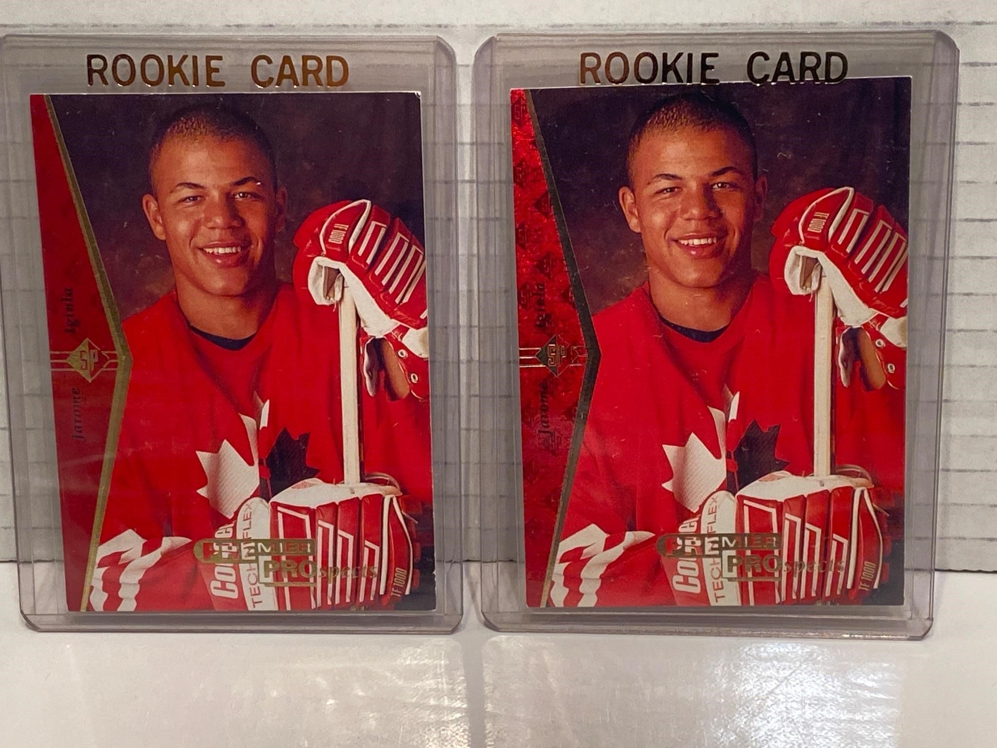 Jerome Iginla Rookie Cards (Not Mint)