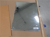 18 x 14" frameless mirror