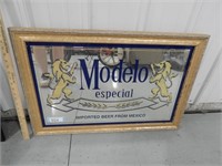 Modelo mirrored sign approx.. 32.5" x 21.5"
