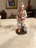 Flambre 1985 numbered porcelain clown