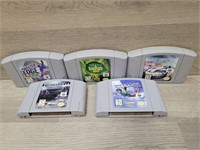 (5) N64 Game Cartridges