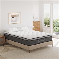 Full Mattress  10 Inch Hybrid with Gel Memory Foam