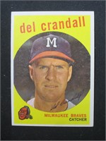 1959 TOPPS #425 DEL CRANDALL BRAVES