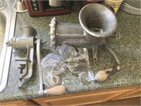 Vintage food grinders