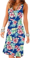 LEIYEE Womens Summer Casual Sun Dresses Beach