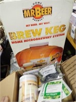 Mr. Beer Brew Keg In Original Box w/ Beer Making