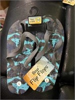 Boys Sharks Flip Flops NEW M 13/1