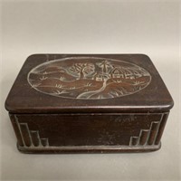 Unusual Hand Carved Eastern Lidded Box