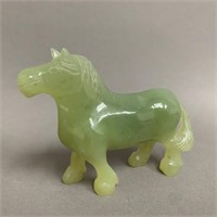 Antique Chinese Jade Horse Figure 3 1/2"