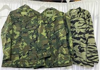(RL) 3 Camouflage Jackets and Pants (bidding on