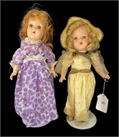 2 Vintage Composition Dolls