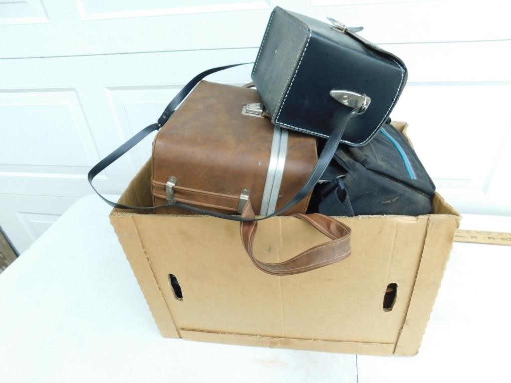 Lot of various camera cases