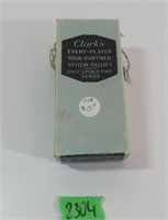 Antique 1928 Clark's Scorepads 12