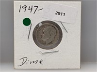 1947-S 90% Silv Roos Dime