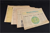 VINTAGE GREENSBORO DAILY NEWSPAPERS