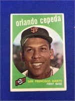 1959 Topps Orlando Cepeda card