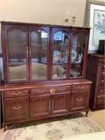 Gibbard solid Mahogany China cabinet lightup