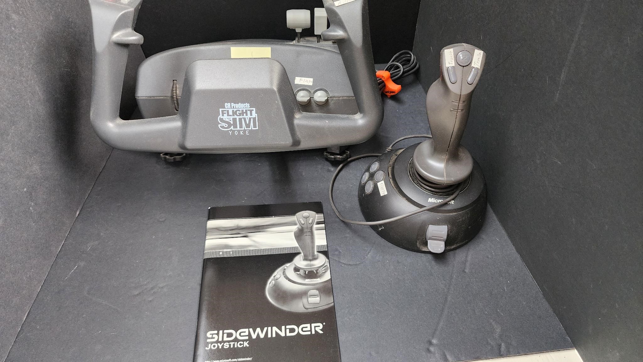 Flight Simulator Yoke and Flight stick