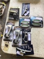 Boating accessories clips, deck cleat and more