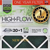 Castle Filters One-Year HVAC Furnace Filter,