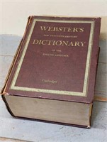 1951 Vintage Webster’s Dictionary Reference Book