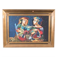 Artist Unknown, 20th c. Two Women, giclee