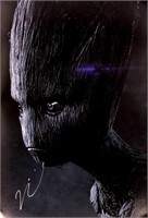 Vin Diesel Autograph Avengers Groot Poster