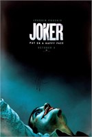 Joaquin Phoenix Autograph Joker Poster