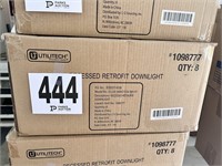Box of 8 recessed downlight