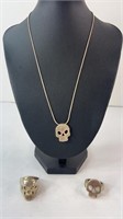 SKULL BIKER JEWELRY