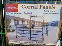 (56) Unused New York Industrial Corral Panels