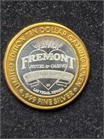 Freemont Ltd Ed. $10 Gaming Token Sam Boyd...