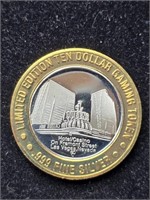 Four Queens Ltd Ed. $10 Gaming Token 4 Qs...